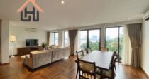 Lake view apartment with nice balcony for rent in Tay Ho, Hanoi
