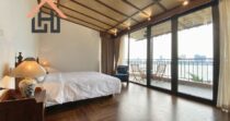 Lake view apartment with nice balcony for rent in Tay Ho, Hanoi