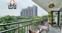 Lake view apartment with nice balcony for rent in Tay Ho, Hanoi