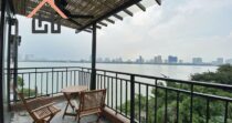Lake view apartment with nice balcony for rent in Tay Ho, Hanoi
