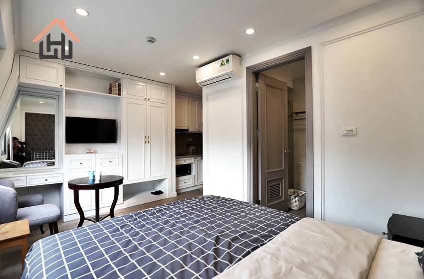 Fully furnished studio serviced apartment for rent in Cau Giay, Ha Noi