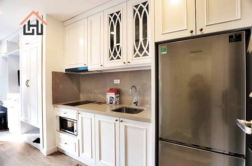 Fully furnished studio serviced apartment for rent in Cau Giay, Ha Noi