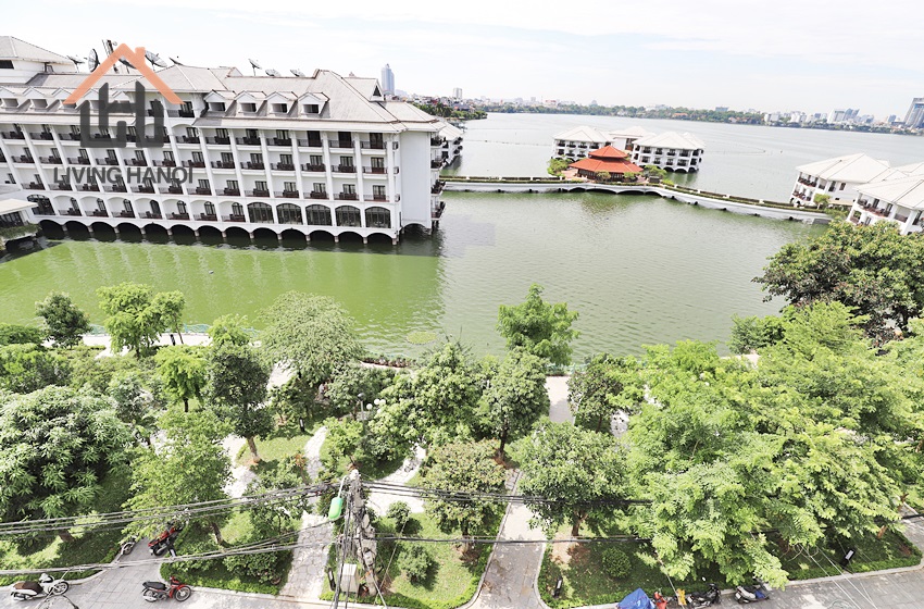 Beautiful lake-view apartment for rent in Tu Hoa, Tay Ho, Hanoi Beautiful lake-view apartment for rent in Tu Hoa, Tay Ho, Hanoi