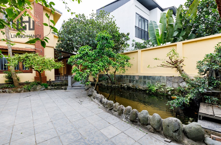 Beautifully modernised rear Villa for rent in Au Co, Tay Ho Beautifully modernised rear Villa for rent in Au Co, Tay Ho