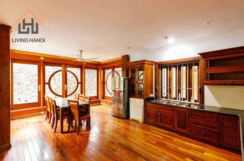 Beautifully modernised rear Villa for rent in Au Co, Tay Ho Beautifully modernised rear Villa for rent in Au Co, Tay Ho
