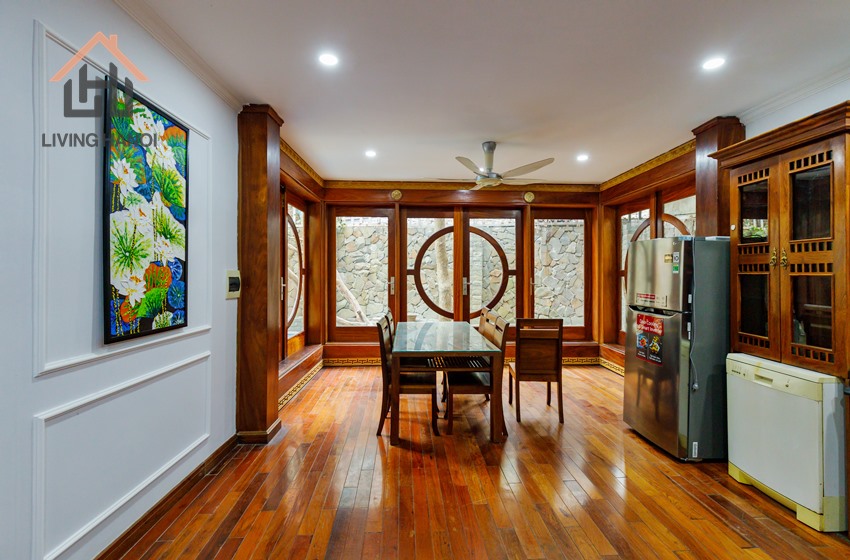 Beautifully modernised rear Villa for rent in Au Co, Tay Ho Beautifully modernised rear Villa for rent in Au Co, Tay Ho
