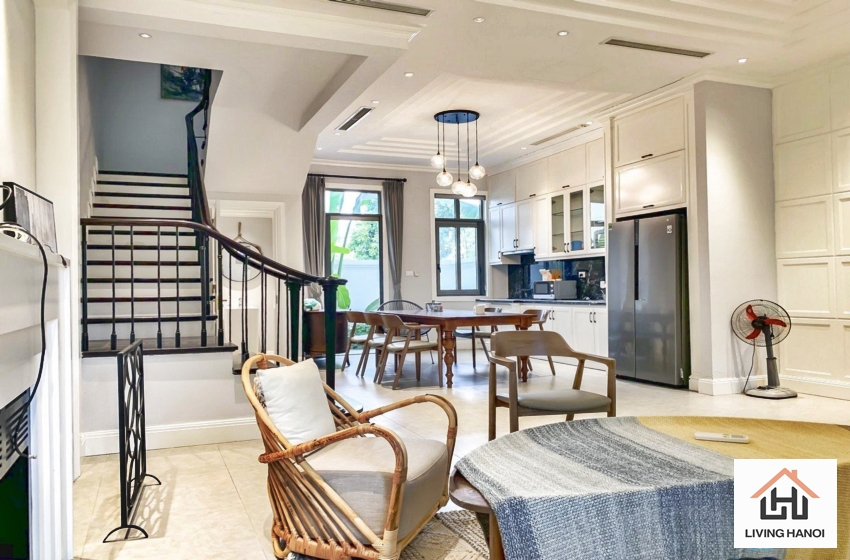 Bright house with 3 bedrooms for rent in Vinhomes Harmony, Hanoi Bright house with 3 bedrooms for rent in Vinhomes Harmony, Hanoi