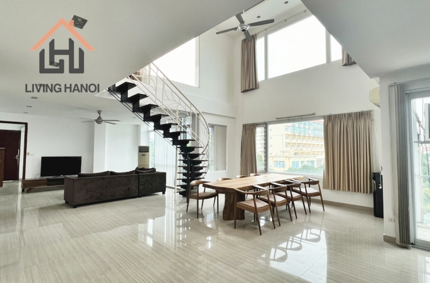Duplex apartment with beautiful view for rent in Tay Ho, Hanoi Duplex apartment with beautiful view for rent in Tay Ho, Hanoi