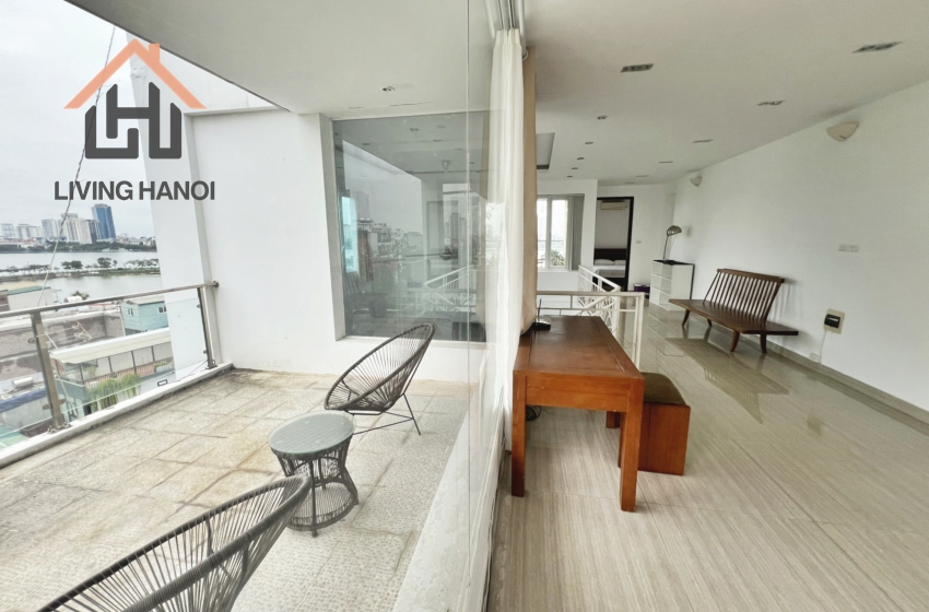 Duplex apartment with beautiful view for rent in Tay Ho, Hanoi Duplex apartment with beautiful view for rent in Tay Ho, Hanoi