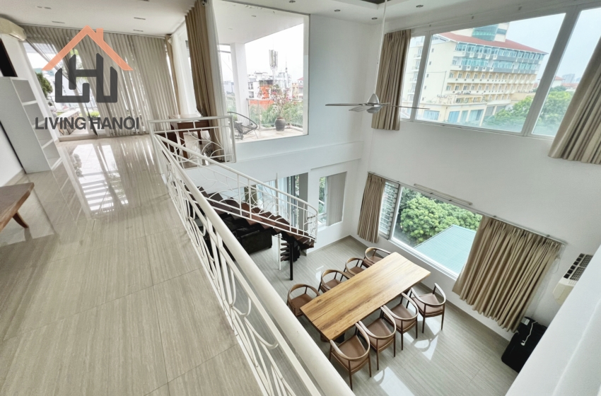 Duplex apartment with beautiful view for rent in Tay Ho, Hanoi Duplex apartment with beautiful view for rent in Tay Ho, Hanoi