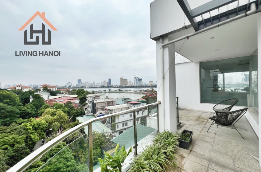 Duplex apartment with beautiful view for rent in Tay Ho, Hanoi Duplex apartment with beautiful view for rent in Tay Ho, Hanoi