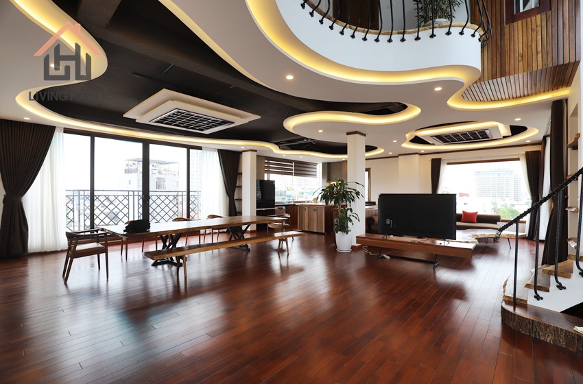 Garden top floor apartment with nice view, 4 bedrooms in To Ngoc Van Garden top floor apartment with nice view, 4 bedrooms in To Ngoc Van