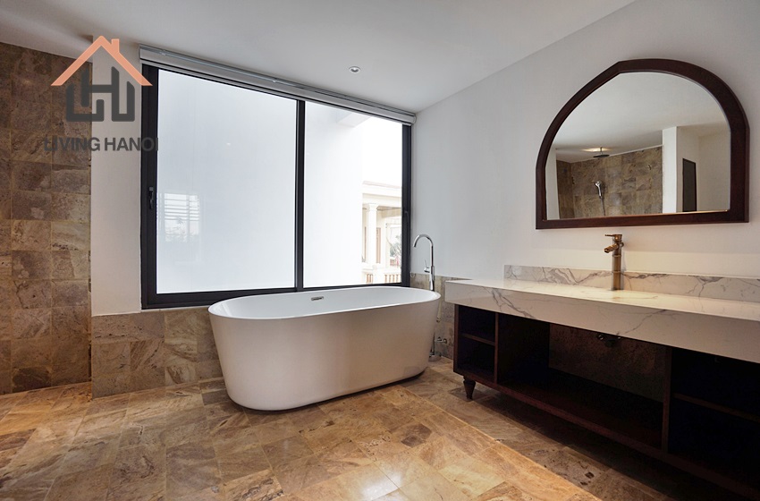 Gorgeous 4-bedroom serviced apartment for rent in Centre, Ba Dinh Gorgeous 4-bedroom serviced apartment for rent in Centre, Ba Dinh