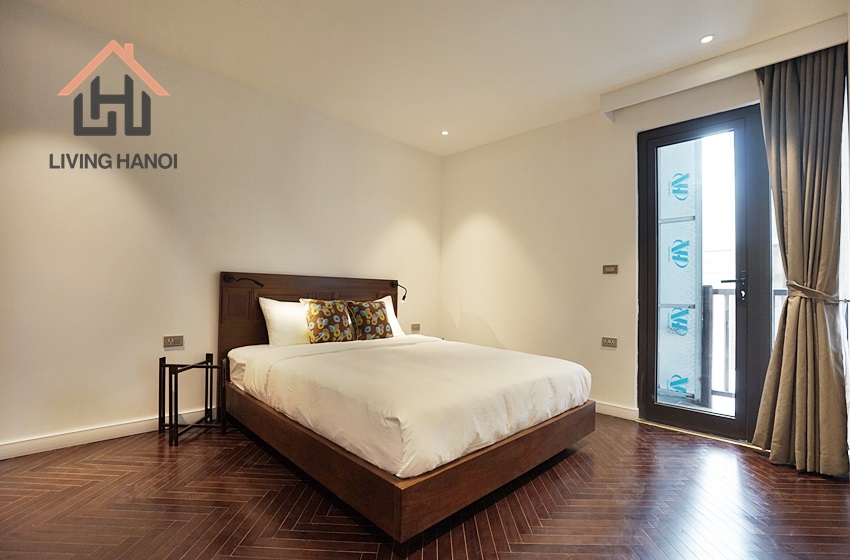 Gorgeous 4-bedroom serviced apartment for rent in Centre, Ba Dinh Gorgeous 4-bedroom serviced apartment for rent in Centre, Ba Dinh