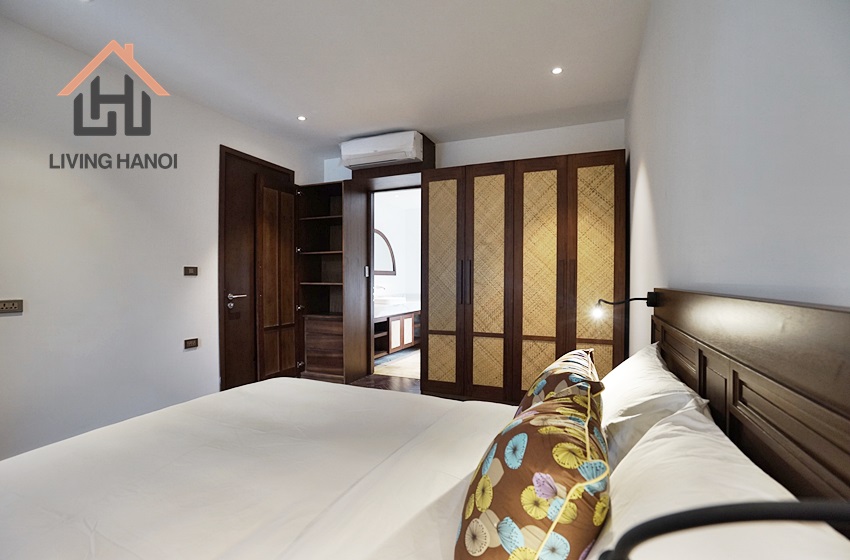 Gorgeous 4-bedroom serviced apartment for rent in Centre, Ba Dinh Gorgeous 4-bedroom serviced apartment for rent in Centre, Ba Dinh