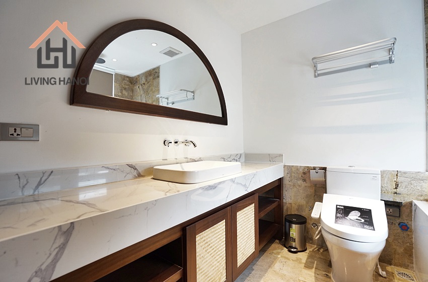 Gorgeous 4-bedroom serviced apartment for rent in Centre, Ba Dinh Gorgeous 4-bedroom serviced apartment for rent in Centre, Ba Dinh