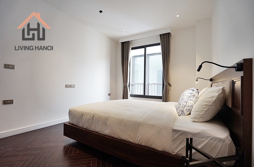 Gorgeous 4-bedroom serviced apartment for rent in Centre, Ba Dinh Gorgeous 4-bedroom serviced apartment for rent in Centre, Ba Dinh