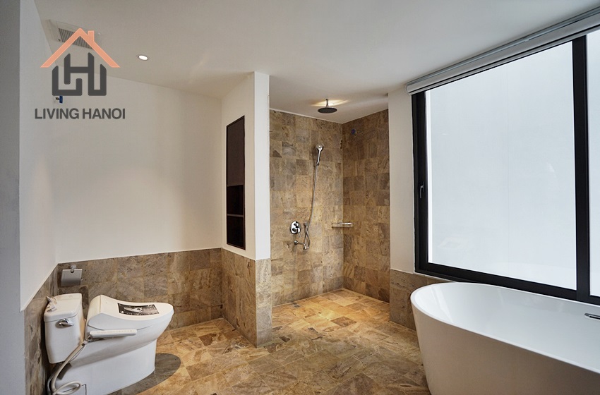 Gorgeous 4-bedroom serviced apartment for rent in Centre, Ba Dinh Gorgeous 4-bedroom serviced apartment for rent in Centre, Ba Dinh