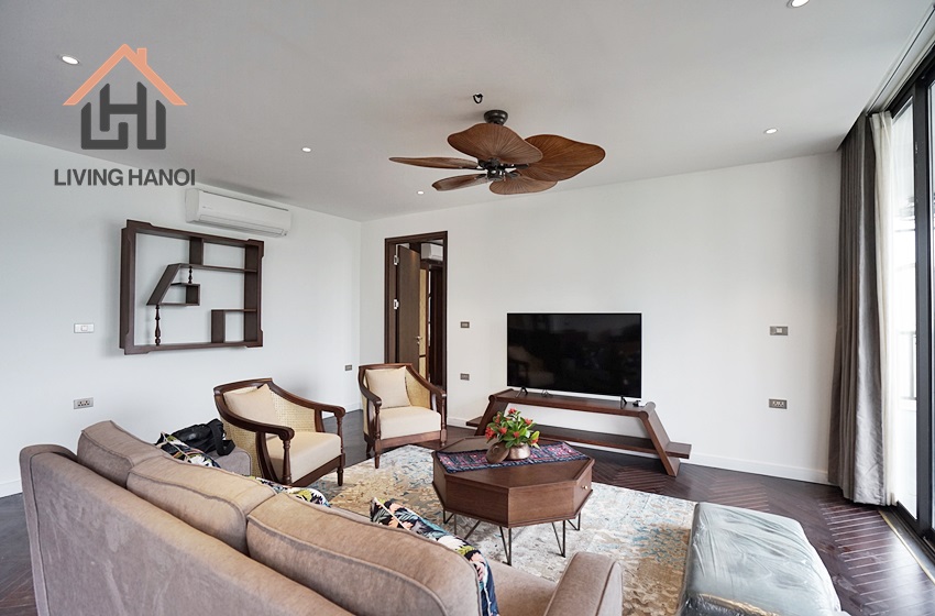 Gorgeous 4-bedroom serviced apartment for rent in Centre, Ba Dinh Gorgeous 4-bedroom serviced apartment for rent in Centre, Ba Dinh