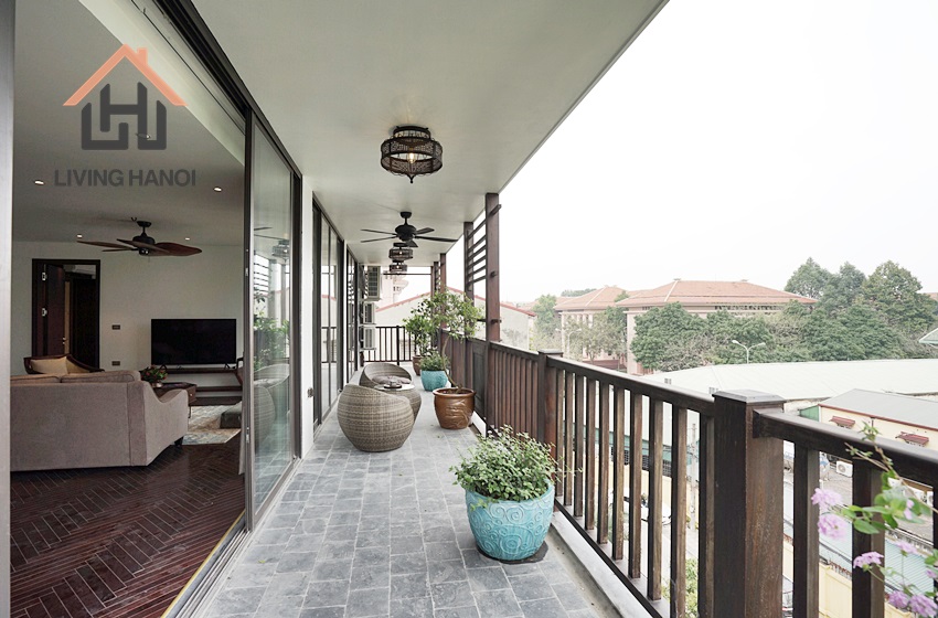 Gorgeous 4-bedroom serviced apartment for rent in Centre, Ba Dinh Gorgeous 4-bedroom serviced apartment for rent in Centre, Ba Dinh