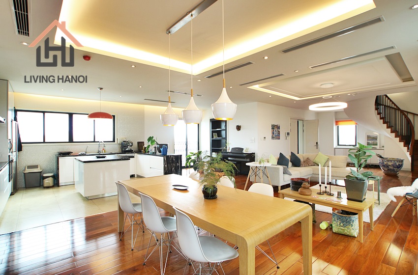 Gorgeous and spacious 3 bedroom duplex apartment for rent in Hoan Kiem District, Hanoi Gorgeous and spacious 3 bedroom duplex apartment for rent in Hoan Kiem District, Hanoi