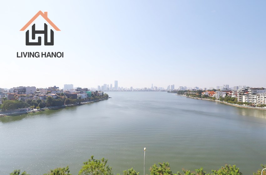 Lake view 3 bedroom serviced apartment for rent in Tay Ho, Hanoi Lake view 3 bedroom serviced apartment for rent in Tay Ho, Hanoi