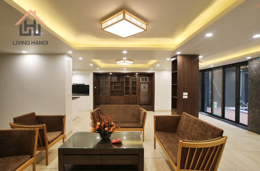 Luxury and spacious three bedroom apartment for rent in Xuan Dieu, Tay Ho, Hanoi Luxury and spacious three bedroom apartment for rent in Xuan Dieu, Tay Ho, Hanoi