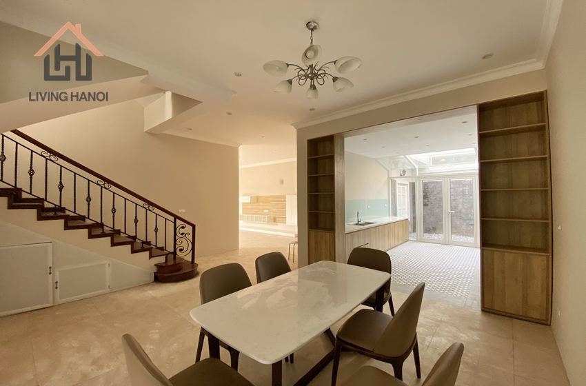 Renovated and bright villa for rent in Ciputra, Tay Ho, Hanoi Renovated and bright villa for rent in Ciputra, Tay Ho, Hanoi
