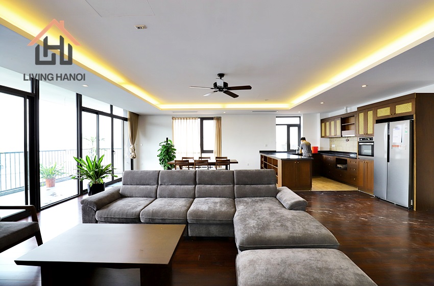Spacious 4 bedroom apartment for rent with lakeview in Tay Ho, Hanoi Spacious 4 bedroom apartment for rent with lakeview in Tay Ho, Hanoi