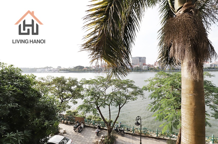 Spacious 5 bedroom house with lake view for rent in Tay Ho, Hanoi. Spacious 5 bedroom house with lake view for rent in Tay Ho, Hanoi.