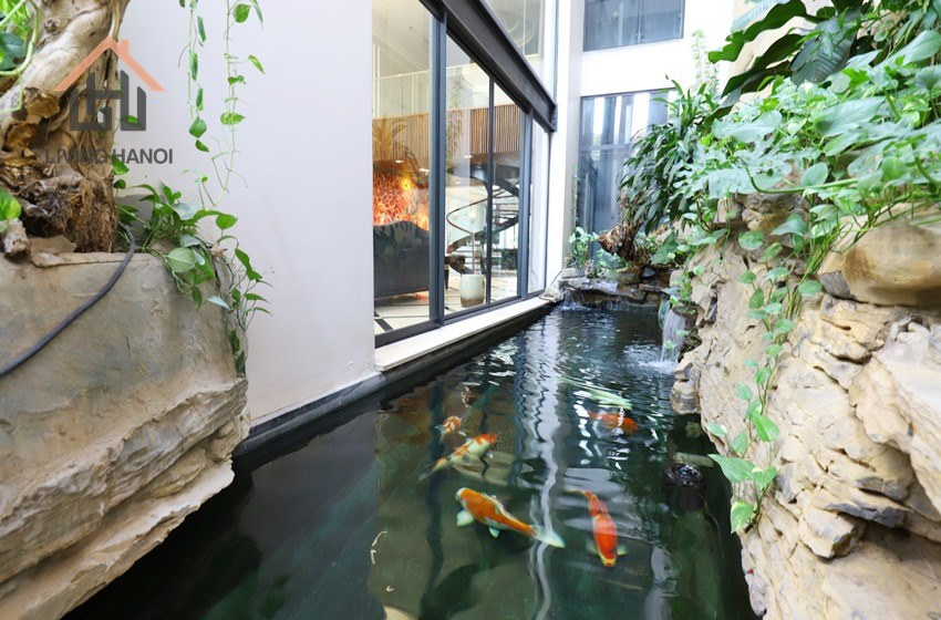 Spacious and modern triplex apartment for rent in Tay Ho, Hanoi Spacious and modern triplex apartment for rent in Tay Ho, Hanoi