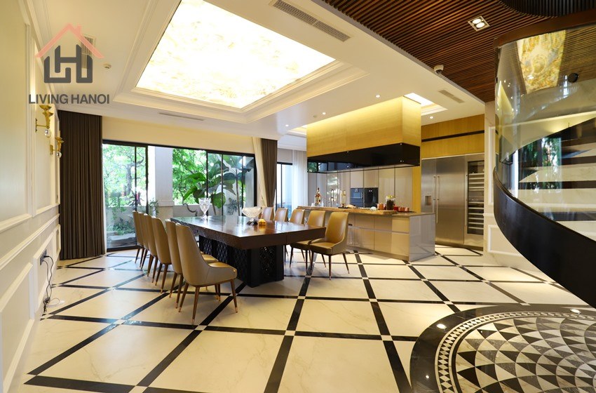 Spacious and modern triplex apartment for rent in Tay Ho, Hanoi Spacious and modern triplex apartment for rent in Tay Ho, Hanoi