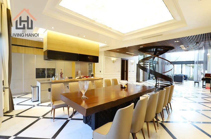 Spacious and modern triplex apartment for rent in Tay Ho, Hanoi Spacious and modern triplex apartment for rent in Tay Ho, Hanoi