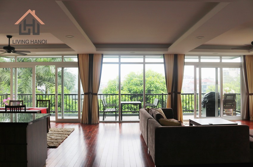 Super bright 04 apartment with big balcony for rent in Tay Ho, Hanoi Super bright 04 apartment with big balcony for rent in Tay Ho, Hanoi