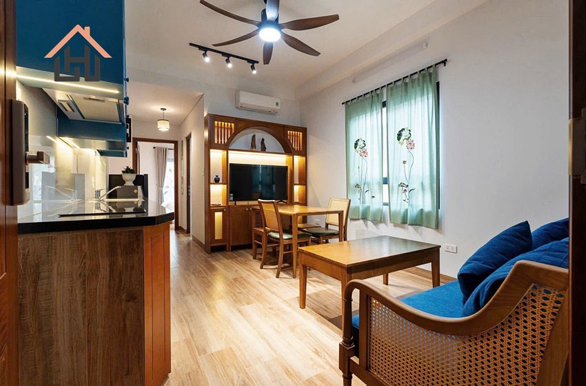 Modern 1-Bedroom Apartment with Balcony in Ba Dinh, Hanoi