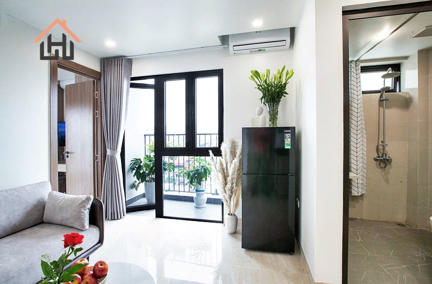 Fully furnished 1 bedroom serviced apartment for rent in Ba Dinh