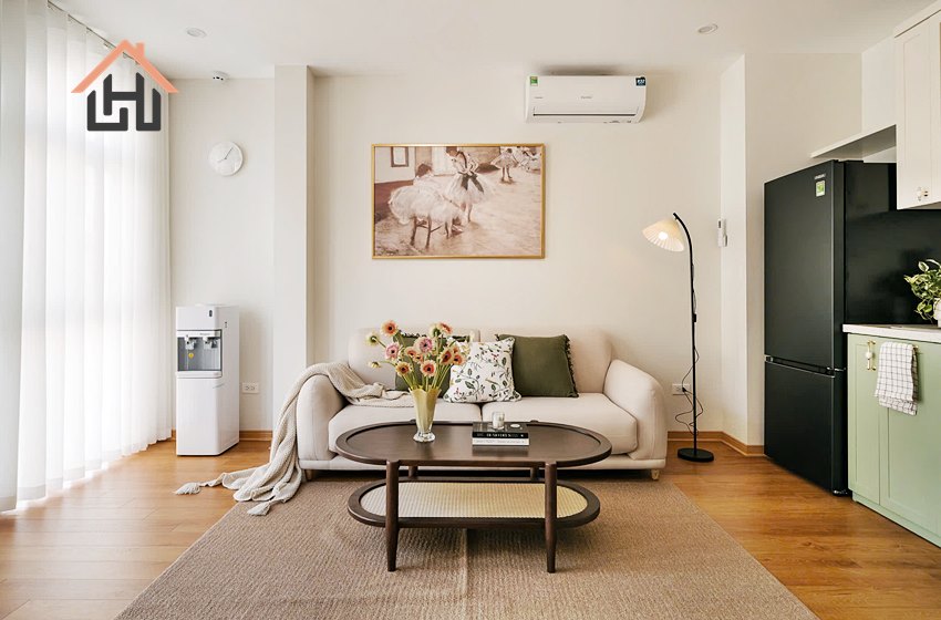 Beautiful 1 bedroom serviced apartment for rent in Hai Ba Trung area, Hanoi