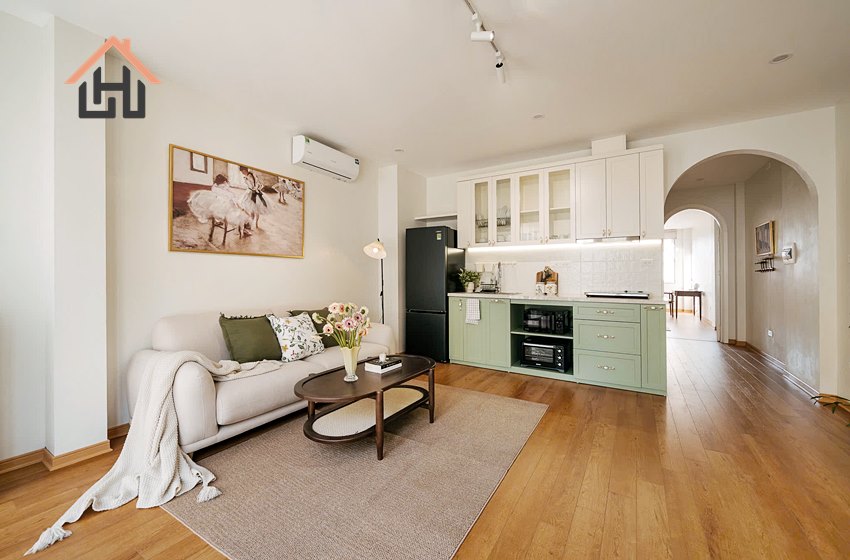 Beautiful 1 bedroom serviced apartment for rent in Hai Ba Trung area, Hanoi