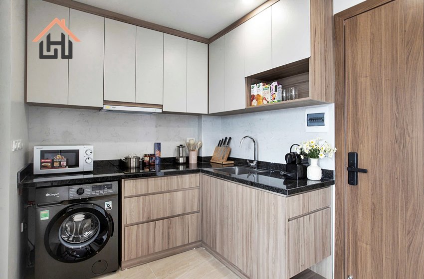 Fully furnished 1 bedroom serviced apartment for rent in Ba Dinh