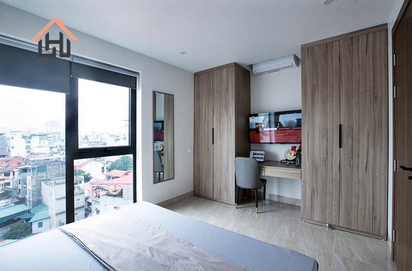 Fully furnished 1 bedroom serviced apartment for rent in Ba Dinh