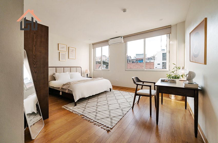 Beautiful 1 bedroom serviced apartment for rent in Hai Ba Trung area, Hanoi