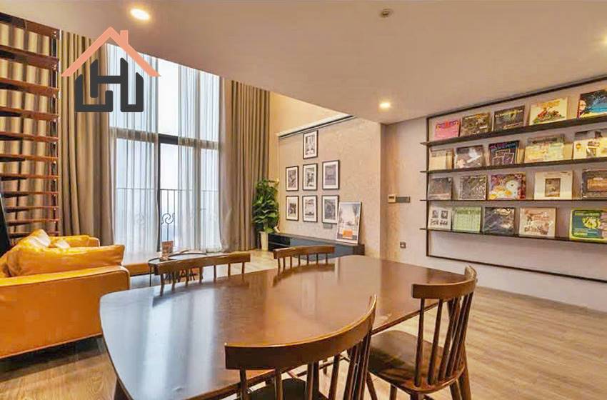 Spacious apartment for rent in Penstudio, Tay Ho, Hanoi.