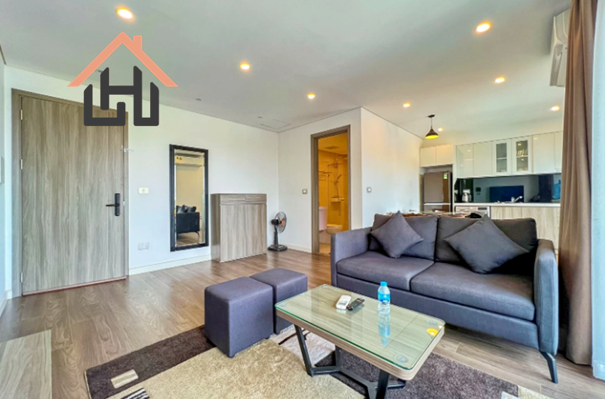 Bright 1-Bedroom Apartment with Long Balcony in Central Tay Ho