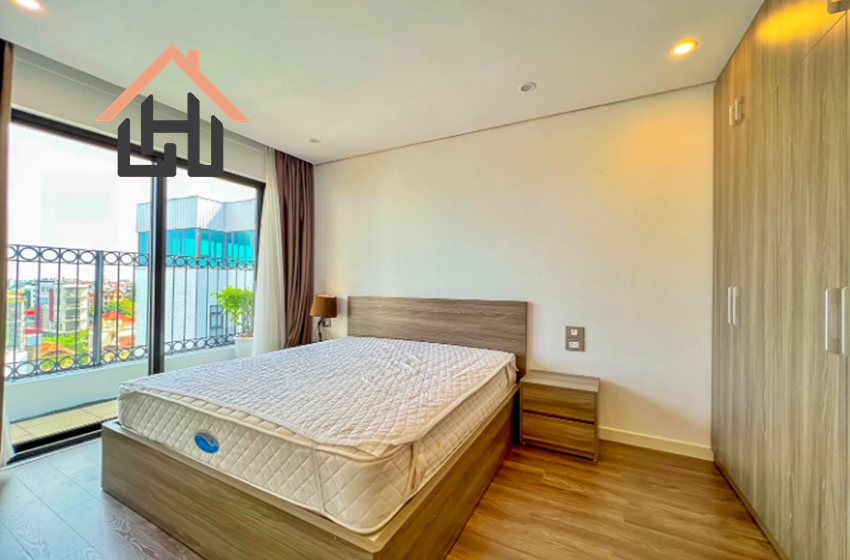 Bright 1-Bedroom Apartment with Long Balcony in Central Tay Ho