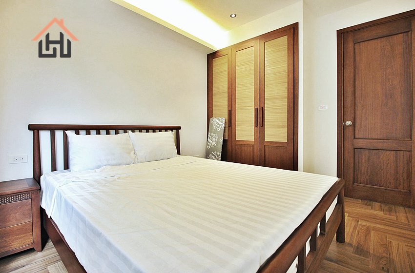 Nice two bedroom apartment with a balcony for rent in Tay Ho, Hanoi