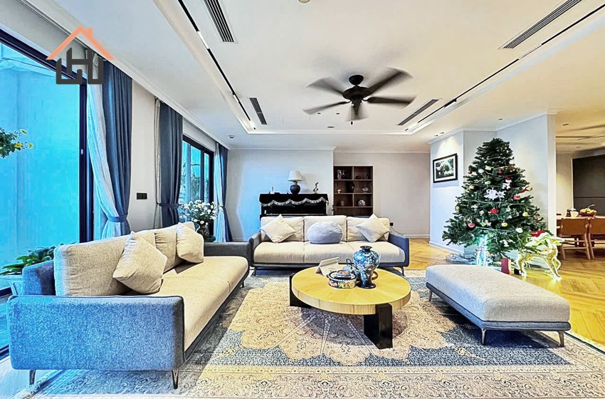 Spacious 4 bedroom condominium for rent in Sunshine Riverside, Tay Ho, Hanoi