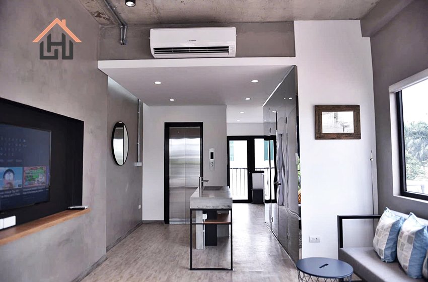 Bright studio apartment for rent in Tay Ho, Hanoi