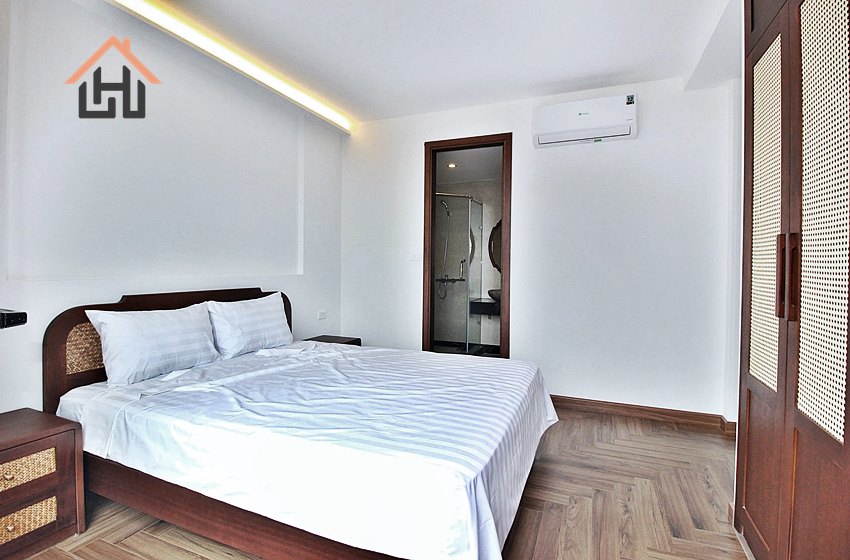 Nice two bedroom apartment with a balcony for rent in Tay Ho, Hanoi