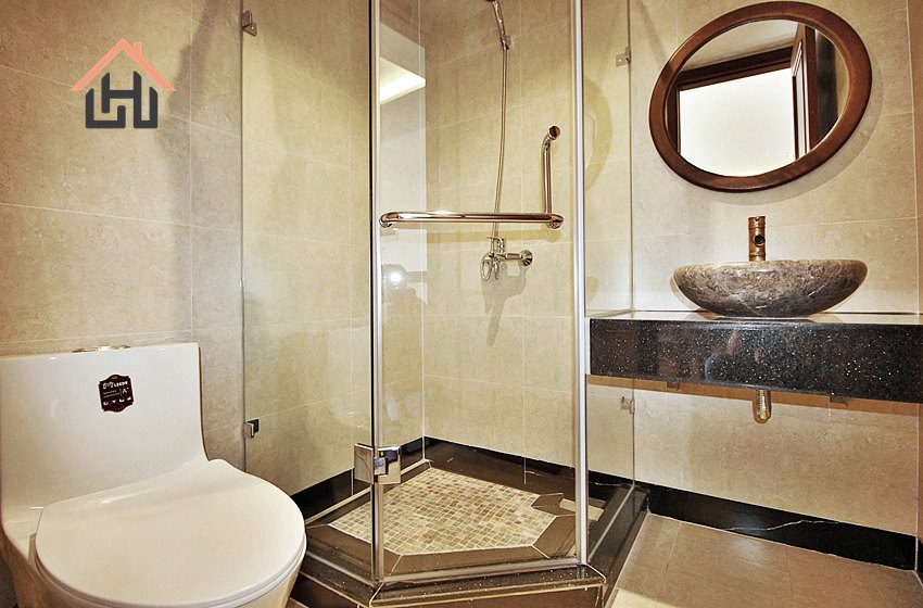 Nice two bedroom apartment with a balcony for rent in Tay Ho, Hanoi