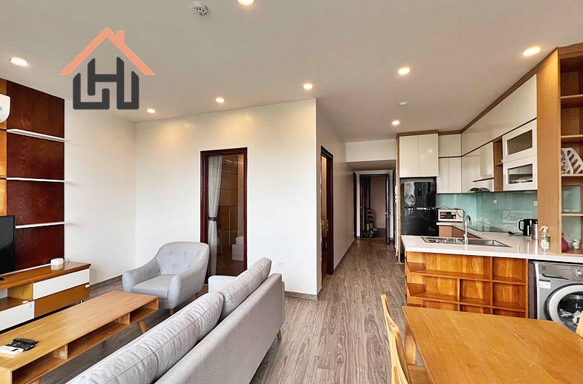 Bright 2-bedroom apartment in Truc Bạch for rent